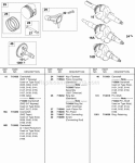 Camshaft Crankshaft PistonRingsConnecting Rod Diagram and Parts List for 138432-0188-B1  Briggs and Stratton Engine